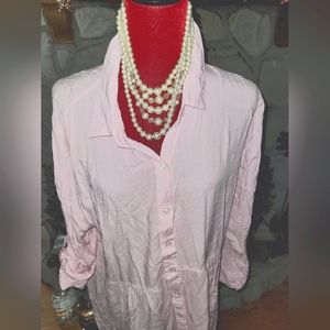 2x solitare pink strip tunic